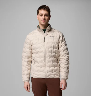 מעיל קולמביה אבן לגברים Columbia Delta Ridge II Down Jacket Stone