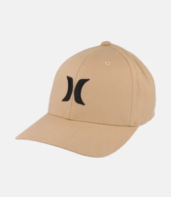 כובע הארלי קאמל לוגו שחור Hurley Dri Fit One and Only Hat FOSSIL